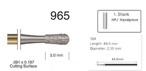 965: Mini "Match" Tungsten Carbide Metal Cutter