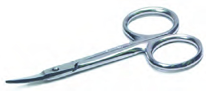 873: Curved Mini Scissors 3 1/2'