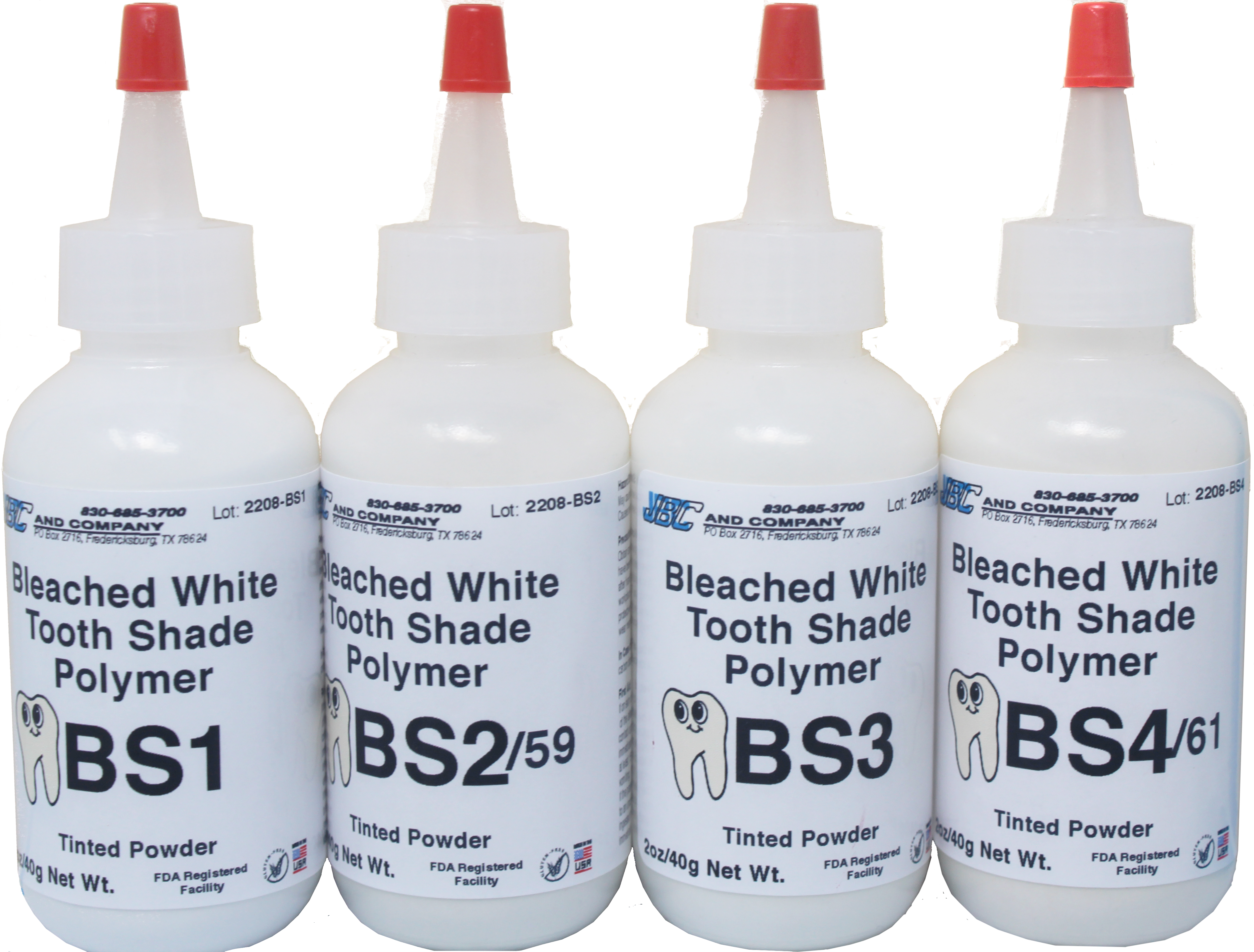 BS: "BLEACHED" SHADES COLD CURE POWDER