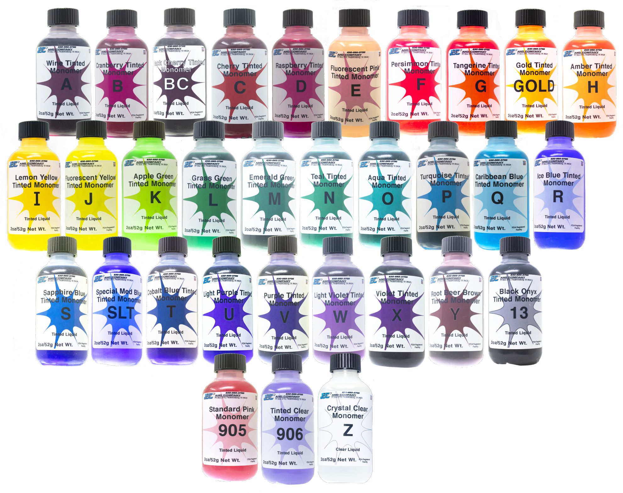 Colored Monomers